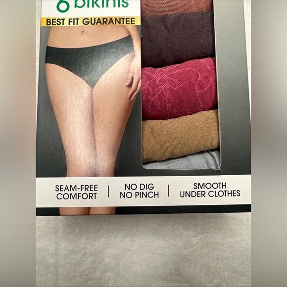 Fruit of the Loom Fit for Me 360 Stretch Seamless Bikinis Underwear Size 6/M - Picture 5 of 9